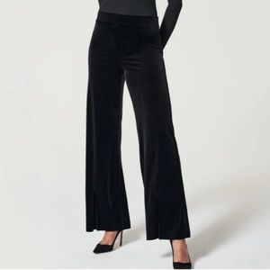 SPANX Velvet Front Slit Pants